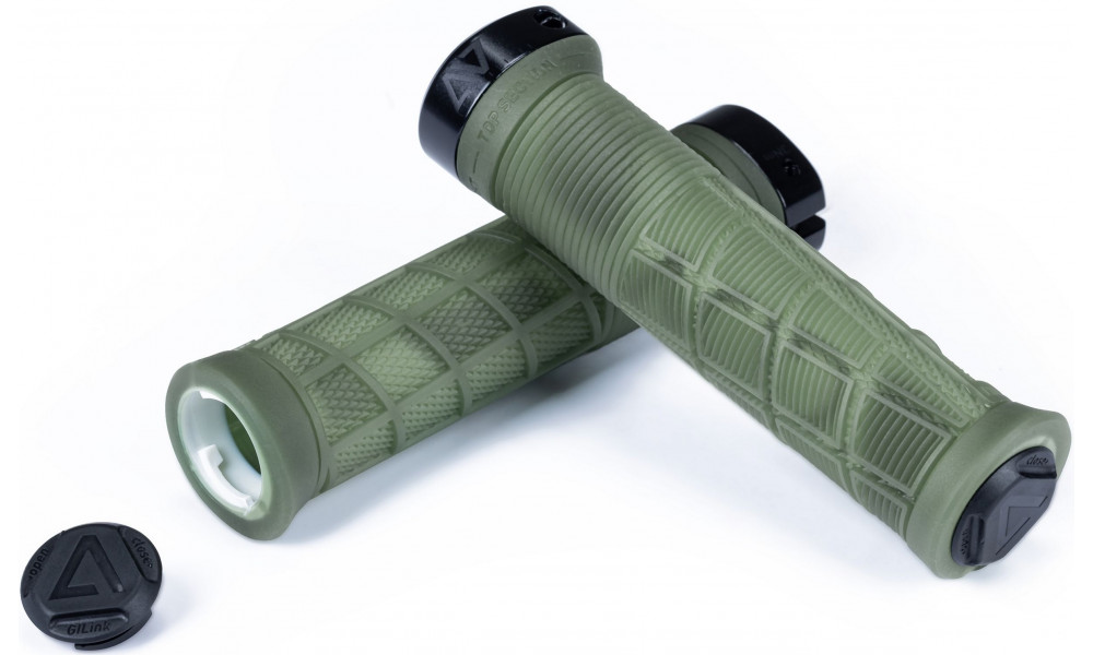 Vairo rankenėlės ACID Disrupt 138mm Lock-on translucent olive - 1