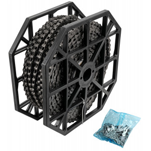 Grandinė KMC Z8.3 Grey 3936-links (50m reel +40CL)