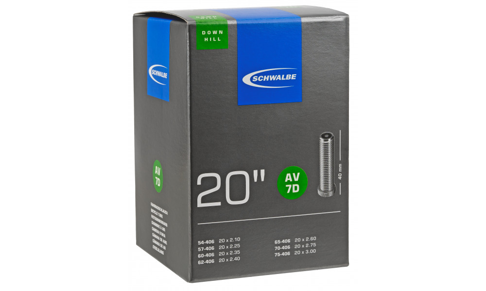 Kamera 20" Schwalbe AV7D (54/75-406) - 2