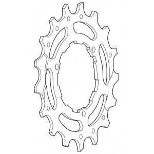 Galinė žvaigždutė Shimano XT CS-M771 for 32T (BL)