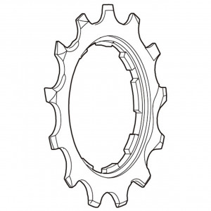 Galinė žvaigždutė Shimano ULTEGRA CS-6800 13T for 12-25T