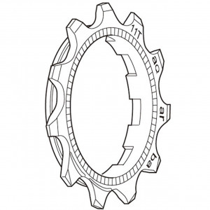 Galinė žvaigždutė Shimano DEORE XT CS-M760 9-speed 11T