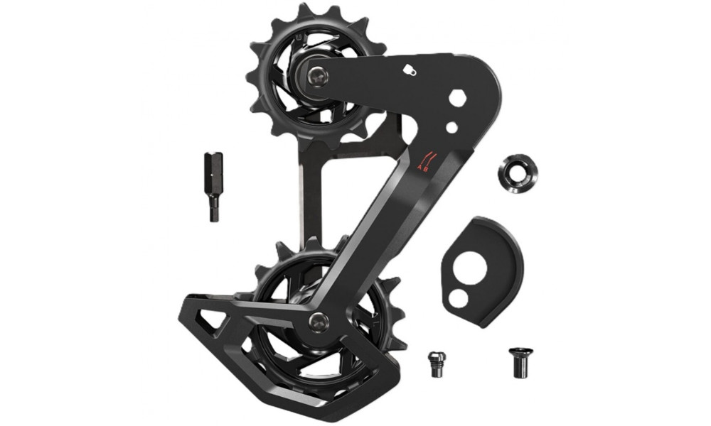 Galinio pavarų perjungėjo ratukų komplektas SRAM Eagle AXS T-Type alu full cage - 2