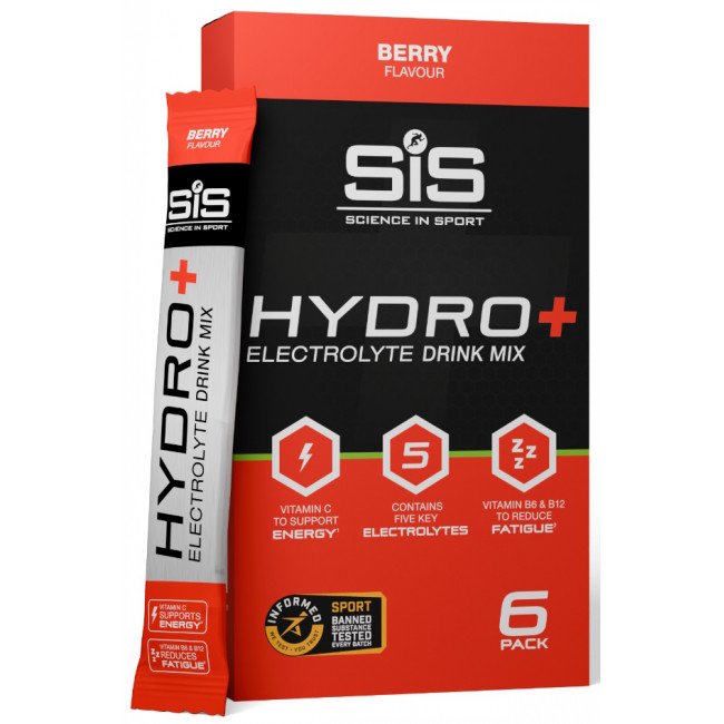 Energinis gėrimas milteliais SiS GO Hydro+ Berry 6x4.5g