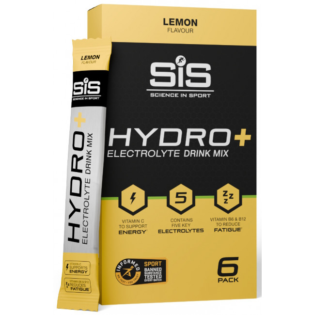 Energinis gėrimas milteliais SiS GO Hydro+ Lemon 6x4.5g
