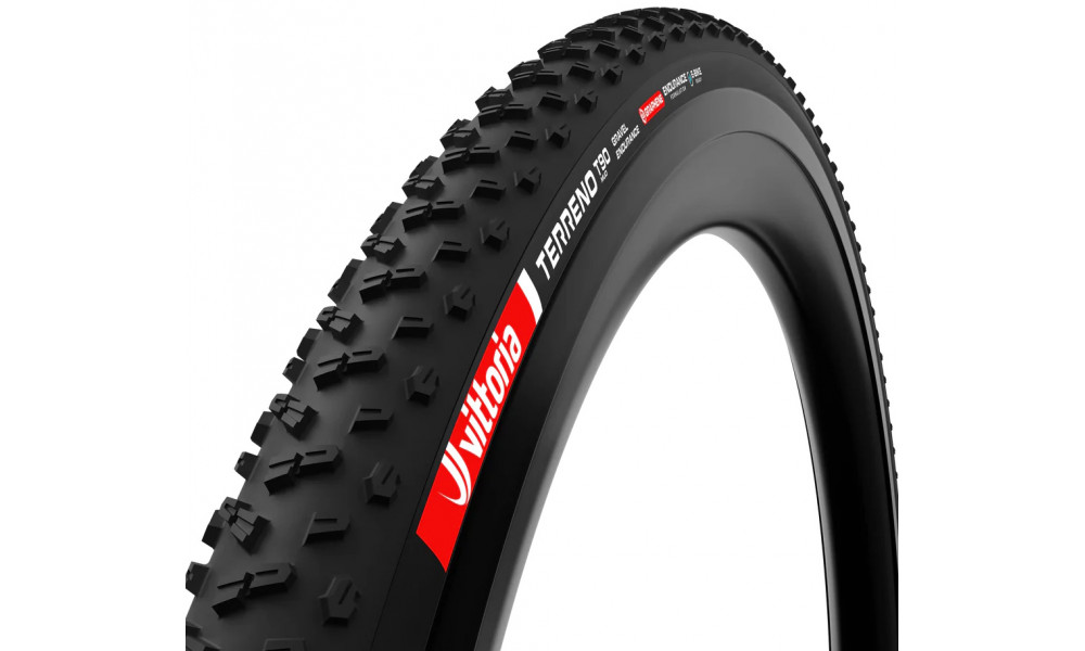 Padanga 28" Vittoria Terreno T90 Mud G2.0 TLR Fold 700x38c / 40-622 Gravel Endurance black - 1