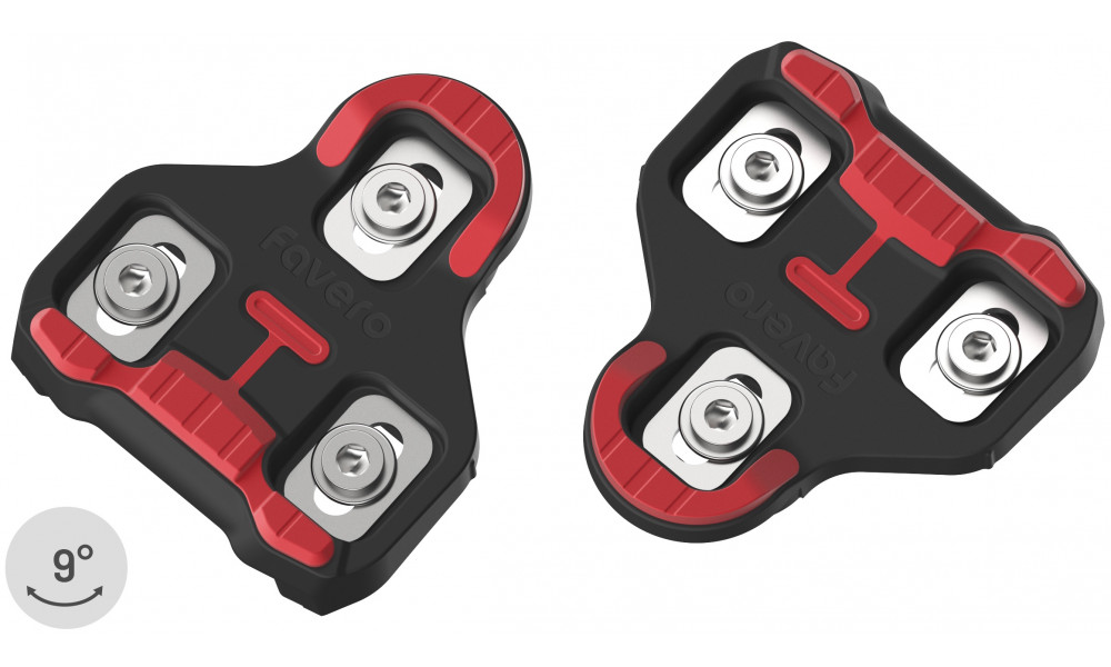 Plokštelės pedalams Favero Assioma PRO RL / Look-Keo 9° grey 