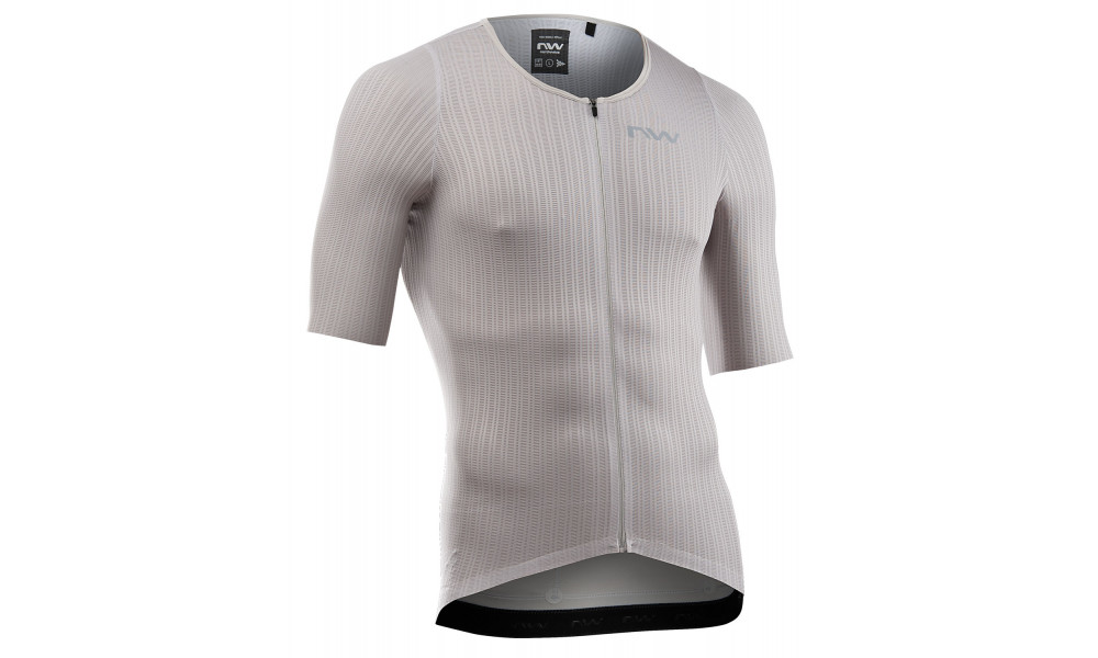 Dviratininko marškinėliai Northwave Extreme Ultralight S/S light grey - 1