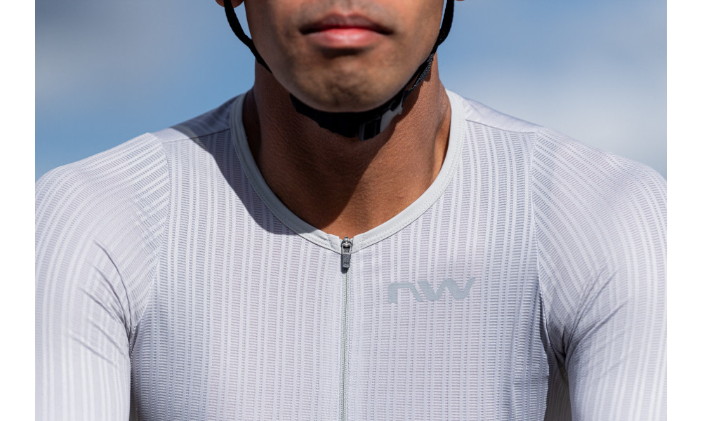 Dviratininko marškinėliai Northwave Extreme Ultralight S/S light grey - 4