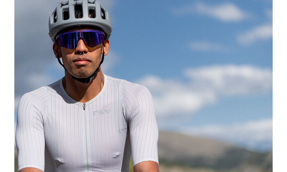 Dviratininko marškinėliai Northwave Extreme Ultralight S/S light grey - 5