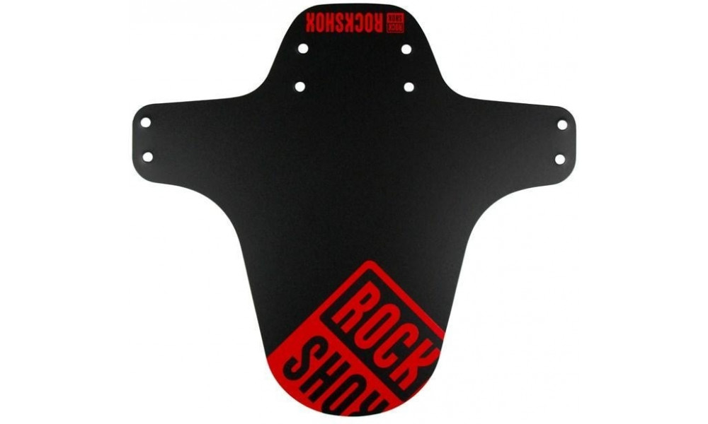 Skydelis priekinis Rockshox MTB black with BoXXer oxy red print 