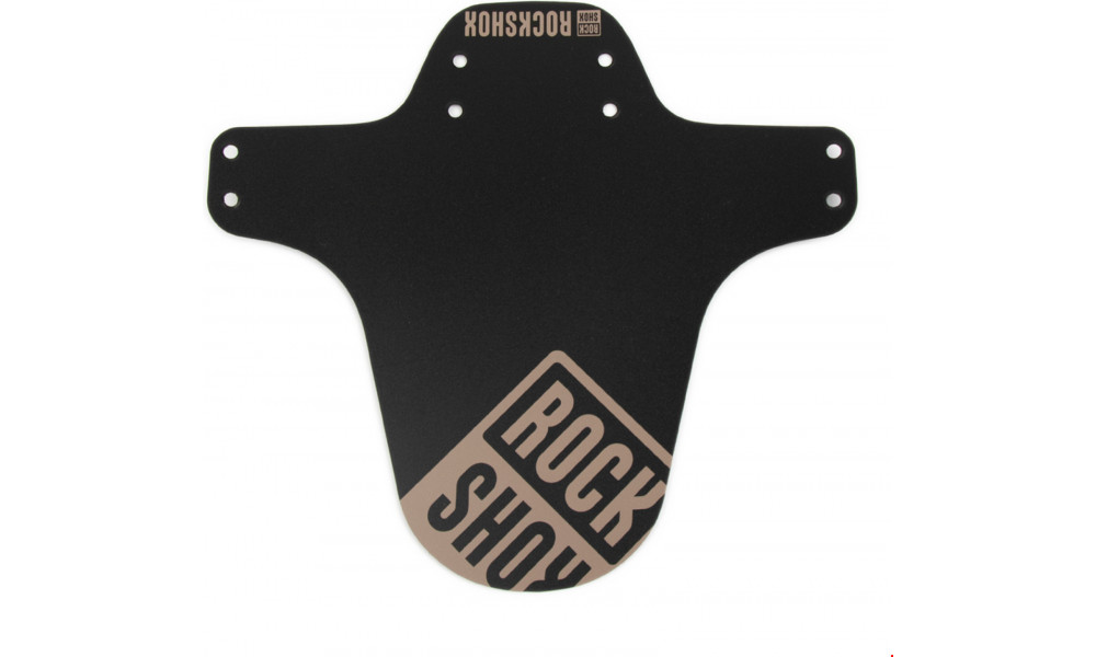 Skydelis priekinis Rockshox MTB black-tan putty print 
