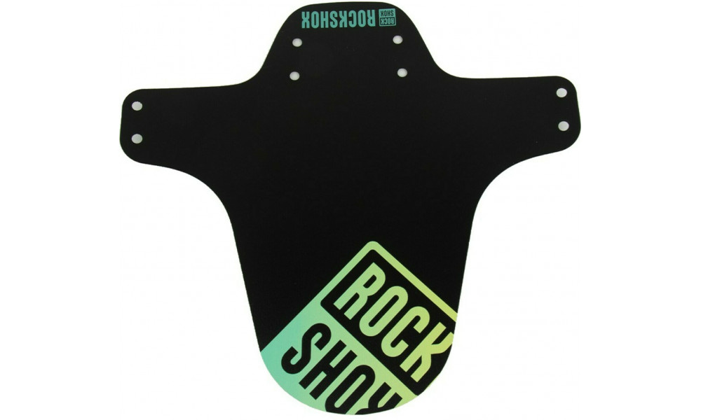 Skydelis priekinis Rockshox MTB teal-yellow fade 