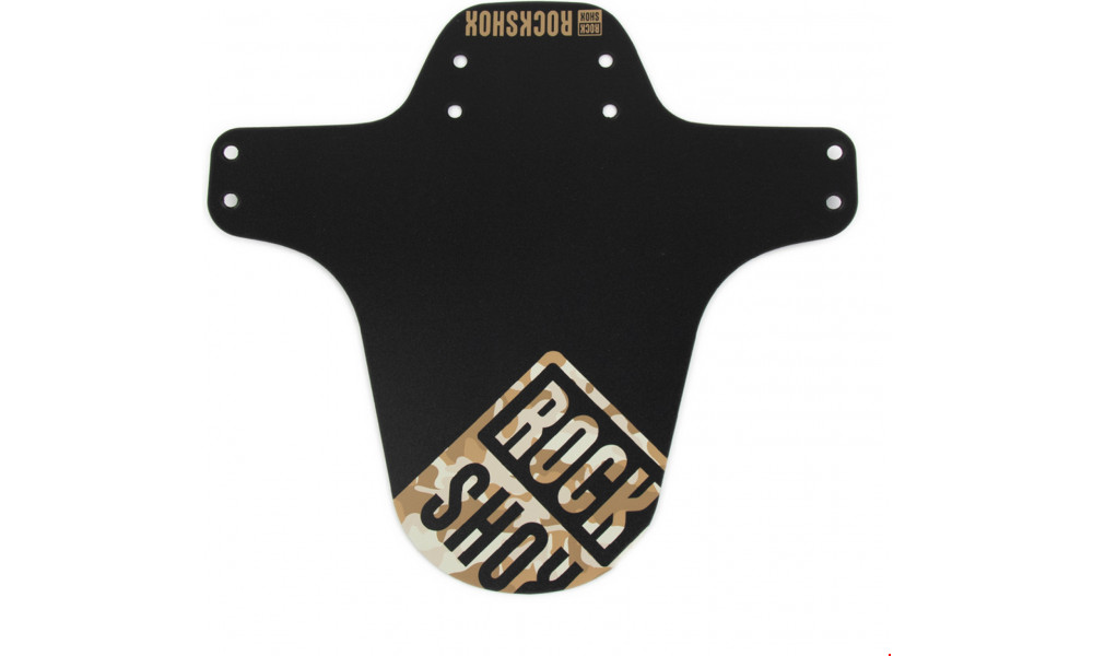 Skydelis priekinis Rockshox MTB black-camo print tan 