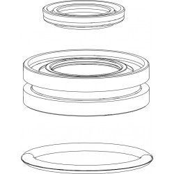 Šakės remonto dalis Rockshox rebound seal head Motion Control 12.5/32mm