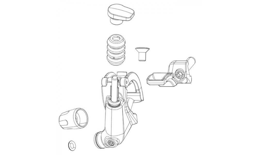 Šakės remonto komplektas Rockshox XLoc Full Sprint Lever 