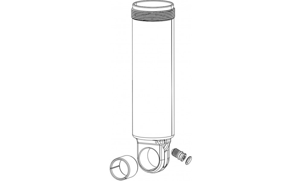 Galinio amortizatoriaus remonto dalis Rockshox damper body IFP 216x63mm Monarch 2014+ 