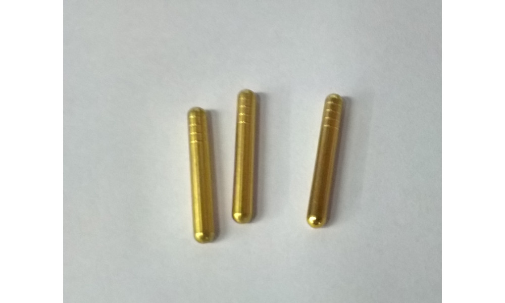 Balnelio laikiklio remonto komplektas Rockshox brass keys Size 6 Reverb A1/B1/Reverb AXS 2020+ (3 vnt.) 