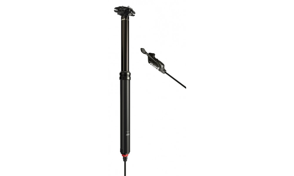 Balnelio laikiklis Rockshox Reverb Stealth 175mm Dropper 1x Remote C1 31.6mm black 