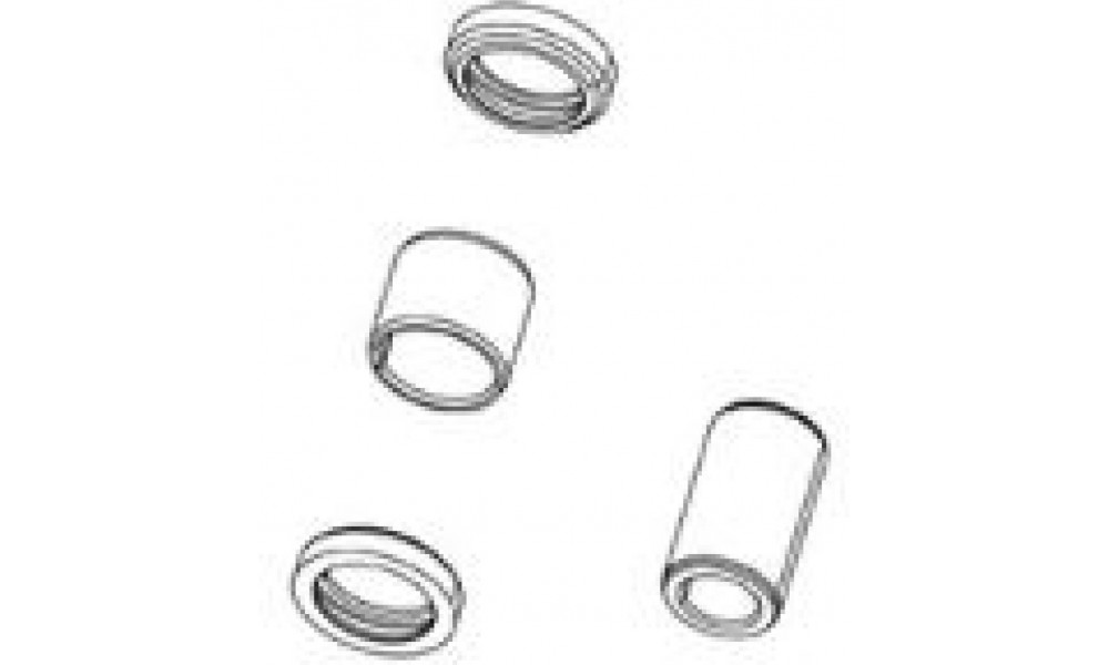 Galinio amortizatoriaus remonto komplektas Rockshox mounting hardware 1/2" 10x22.4mm 