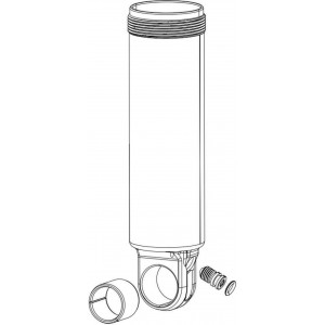 Galinio amortizatoriaus remonto komplektas Rockshox damper body Monarch 190x51mm IFP