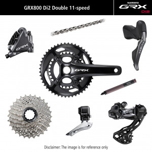 Važiuoklės dalių grupės komplektas Shimano GRX Di2 810 11-speed 172.5mm 48x31T