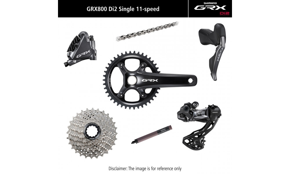 Važiuoklės dalių grupės komplektas Shimano GRX Di2 810 11-speed 175mm 42T 