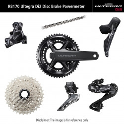 Važiuoklės dalių grupės komplektas Shimano ULTEGRA Di2 R8170P Disc brakes 170mm 50x34T