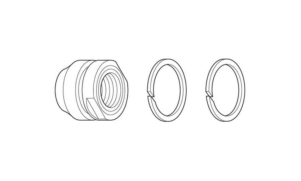 Konusas galinei įvorei Shimano FH-A551 right 