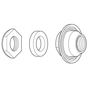 Konusas, poveržlė ir veržlė įvorei Shimano FH-M529 left hand