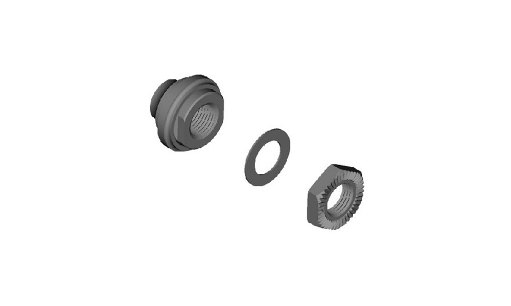 Konusas, poveržlė ir veržlė įvorei Shimano WH-RS10-R right hand 