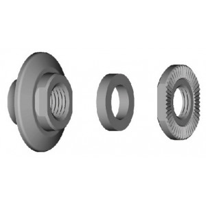 Konusas, poveržlė ir veržlė įvorei Shimano HB-4500