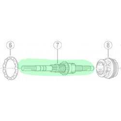 Galinės įvorės ašis Shimano SG-3C40