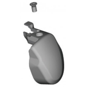 Pavarų perjungimo rankenėlės dangtelis Shimano 105 ST-R7000 left with fixing screw black