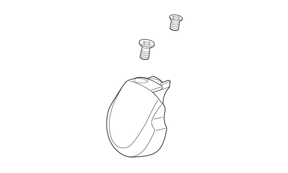 Pavarų perjungimo rankenėlės dangtelis Shimano ULTEGRA ST-6800 right with fixing screw 