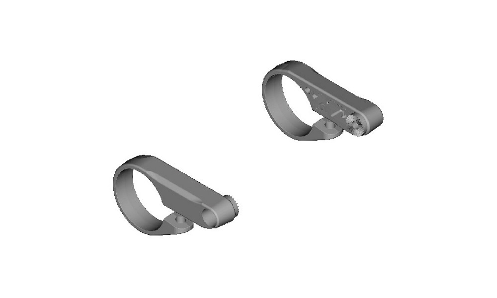 Kompiuterio laikiklio spaustukai Shimano LSC-E6010 