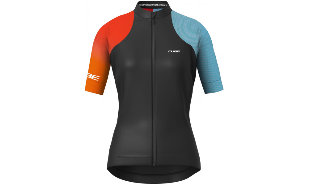 Dviratininko marškinėliai Cube X Factory Racing WS Road/XC L/S black - 1