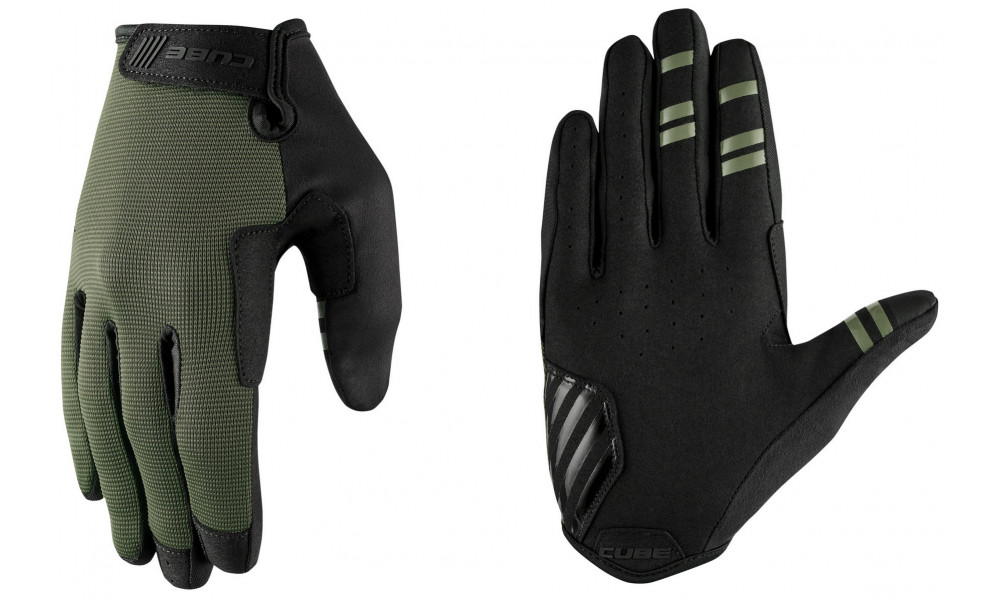 Pirštinės Cube Gravity Long TM reed green 