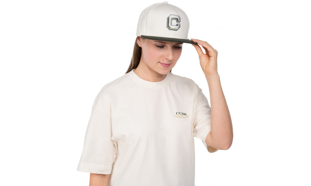 Kepurė Cube The Embossed C beige'n'olive - 4