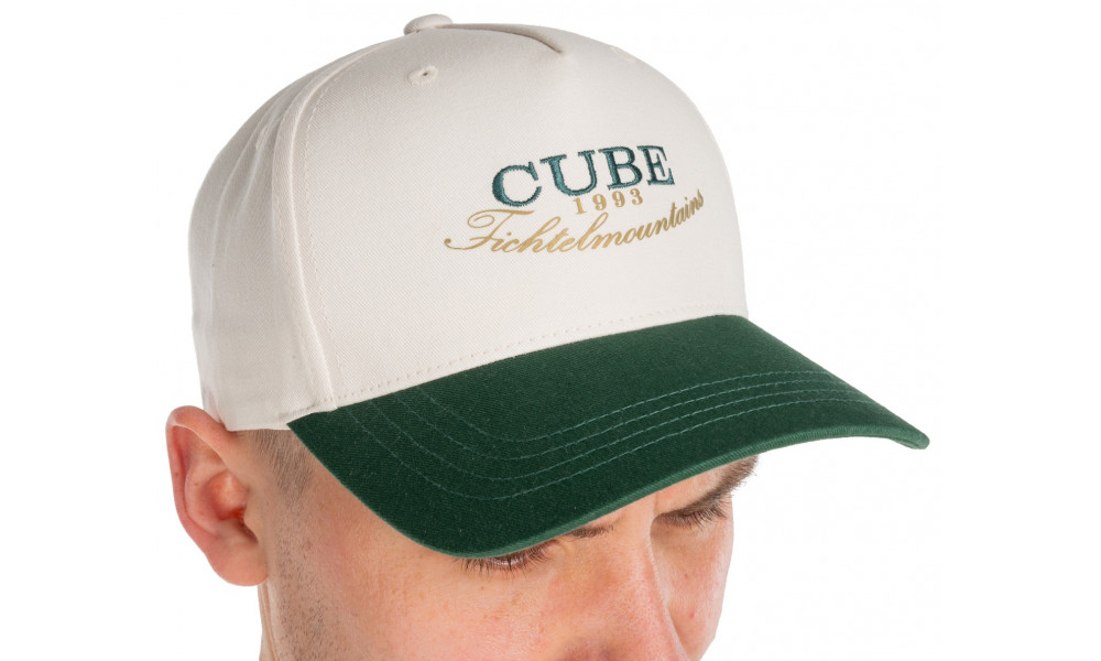 Kepurė Cube Club creme'n'green - 3