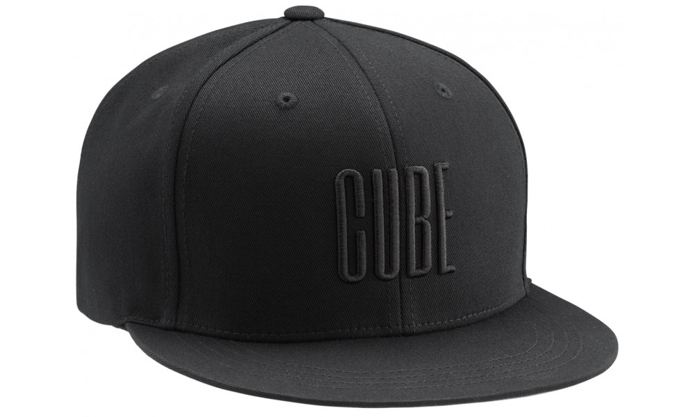 Kepurė Cube The Embossed black'n'black - 1