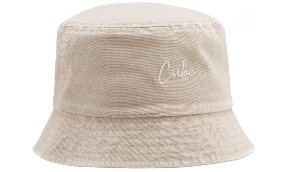 Skrybėlė Cube Bucket washed beige - 1