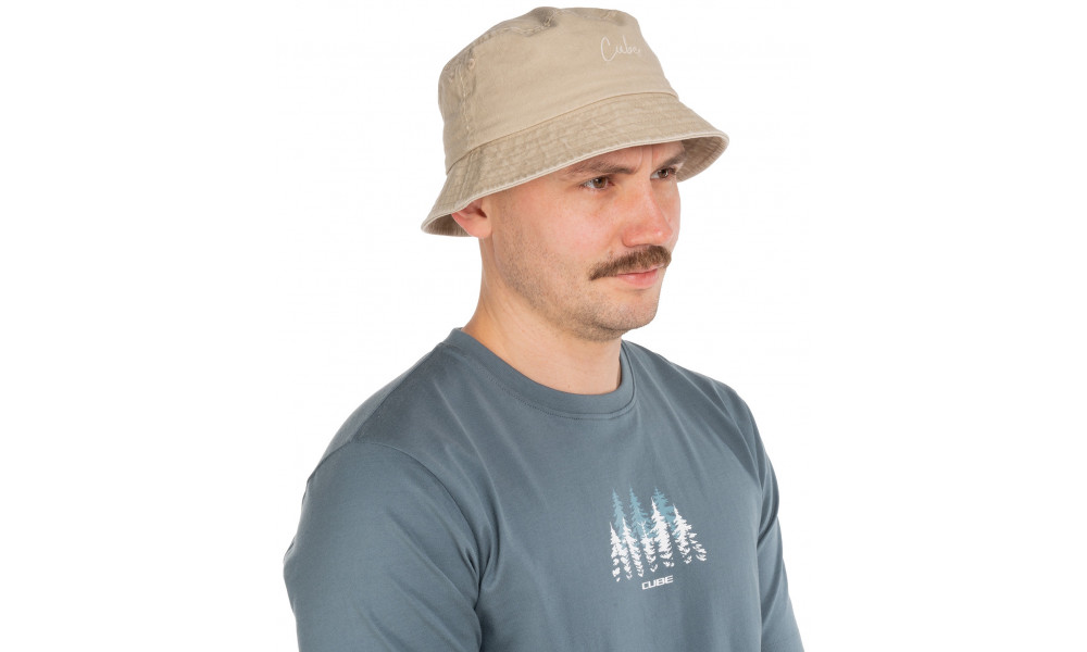 Skrybėlė Cube Bucket washed beige - 2