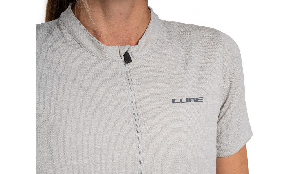 Dviratininko marškinėliai Cube Gravel WS Full Zip Cargo S/S blue - 4