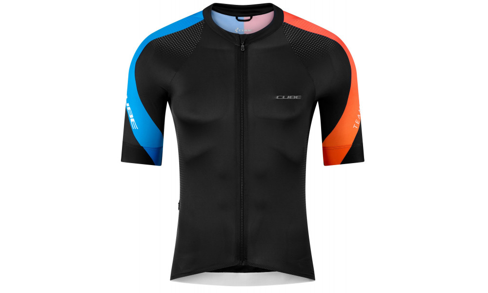 Dviratininko marškinėliai Cube Road/XC Teamline S/S black - 1