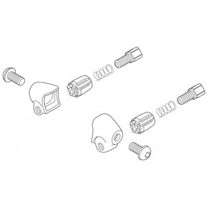 Stabdžių troselio reguliatorius Shimano SM-CS50 stopper for steel frames (pora)