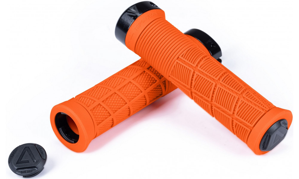 Vairo rankenėlės ACID Disrupt 138mm Lock-on orange - 4