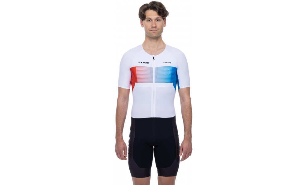 Dviratininko sportinis kostiumas CubeTriathlon Road/XC black'n'blue'n'white - 8
