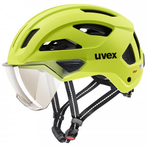 Šalmas Uvex stride visor MIPS lime matt