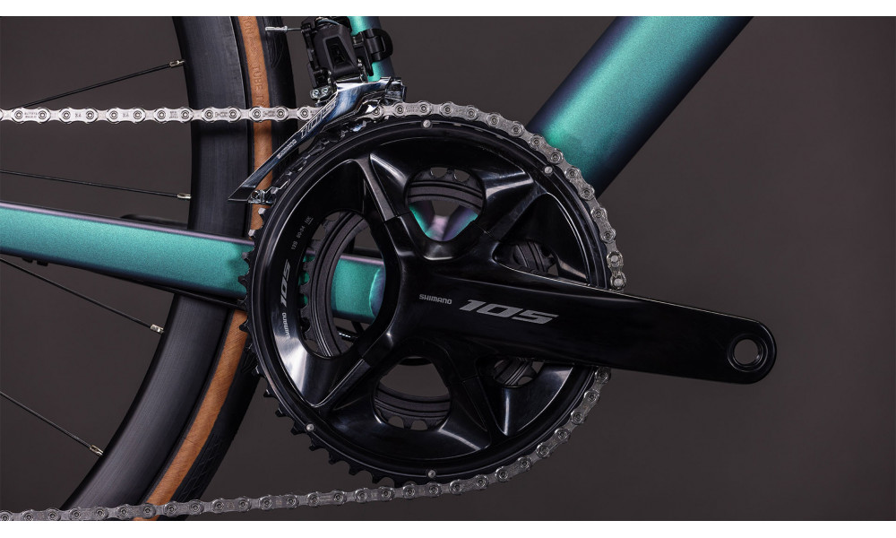 Dviratis Cube Attain SLX smaragdgrey'n'prism 2026 - 7